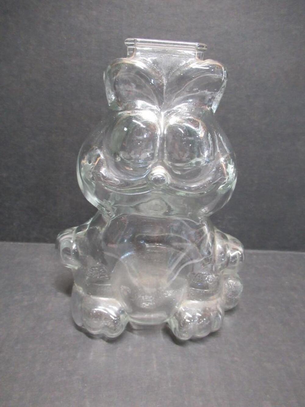 Garfield Clear Glass Bank 7 x 6 C361